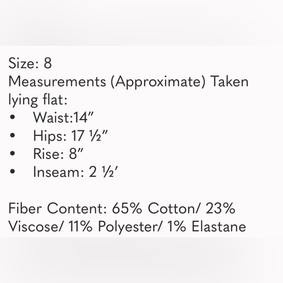 American Eagle Blue Denim Super Super Stretch Hi Rise Shortie Jean Shorts Sz 8 - Picture 4 of 7